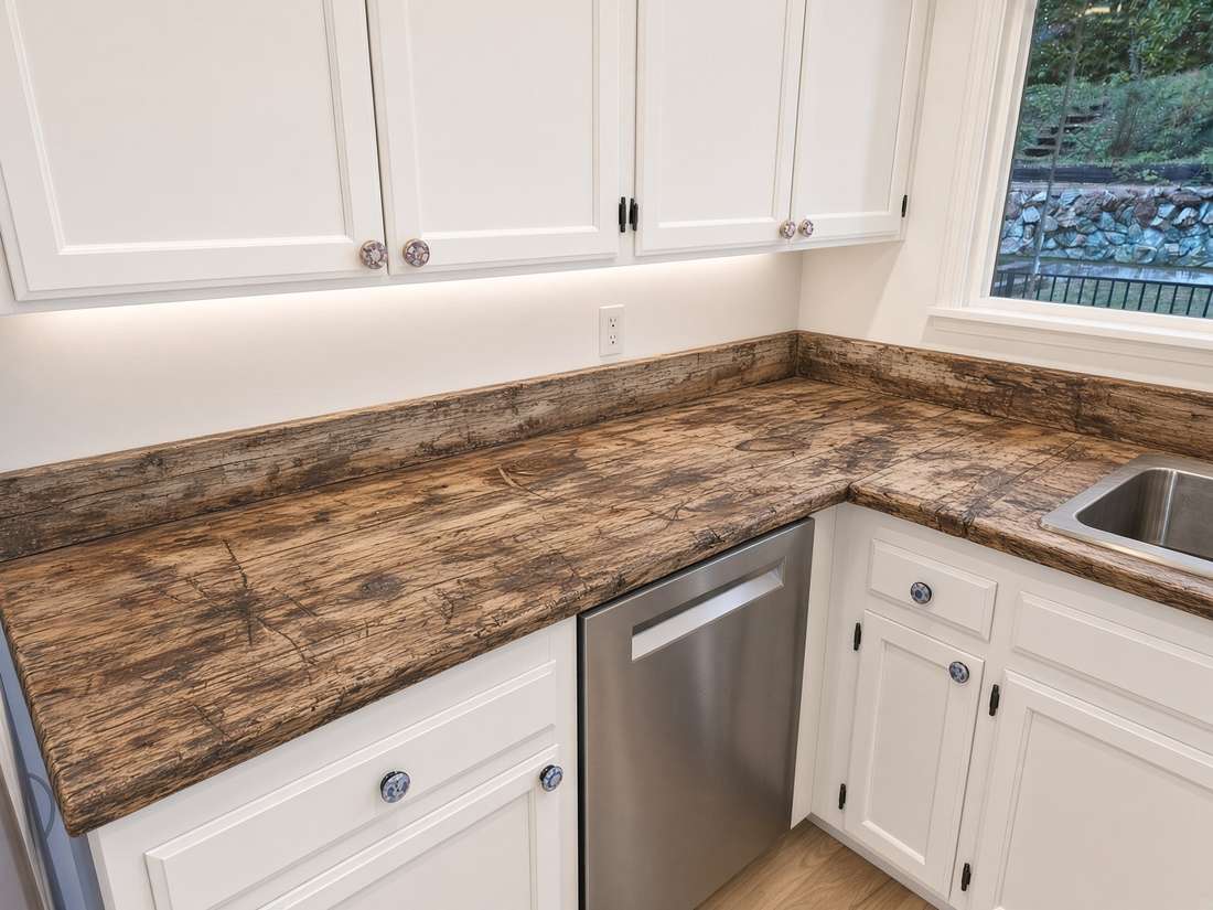 Kitchen counters before